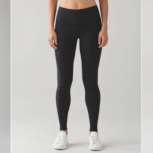 Lululemon Deep Breath Tight Black Size 4 - Picture 3 of 12